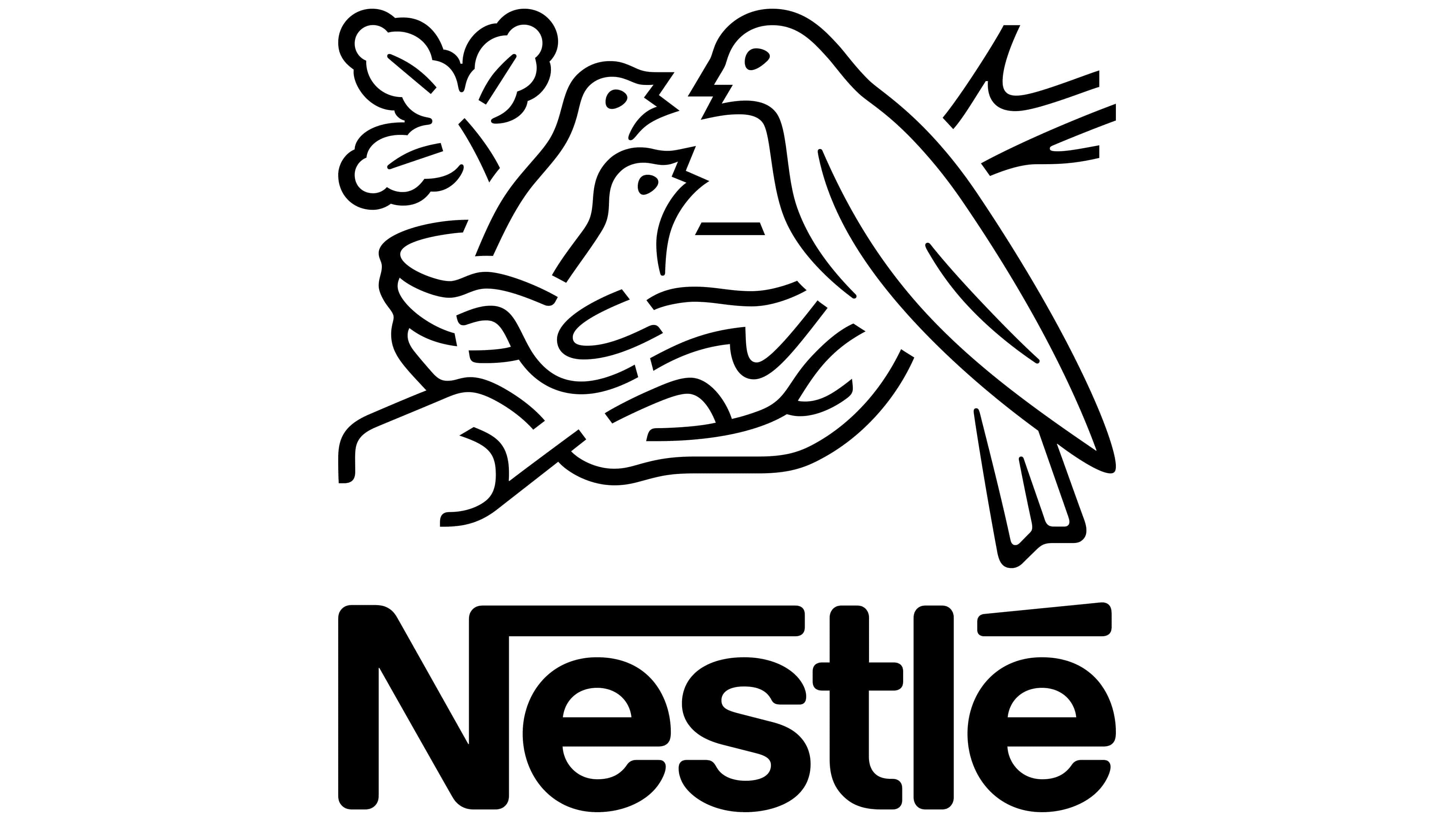 Nestle logo horses