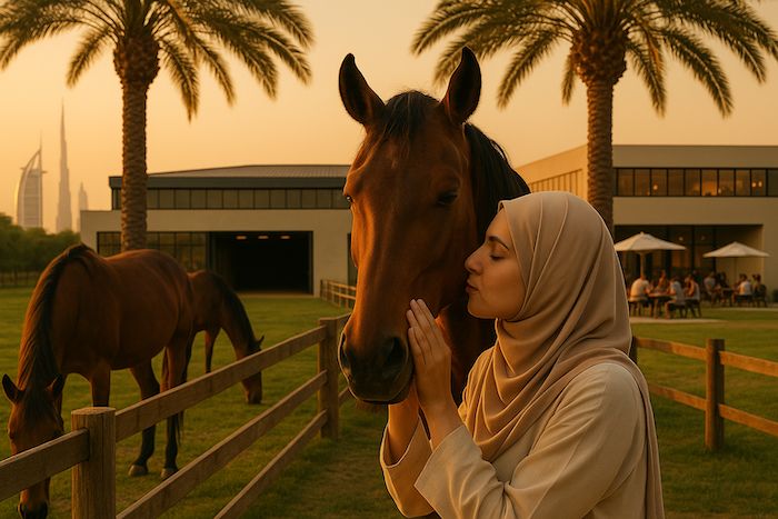 wellness center with horses dream vision uae