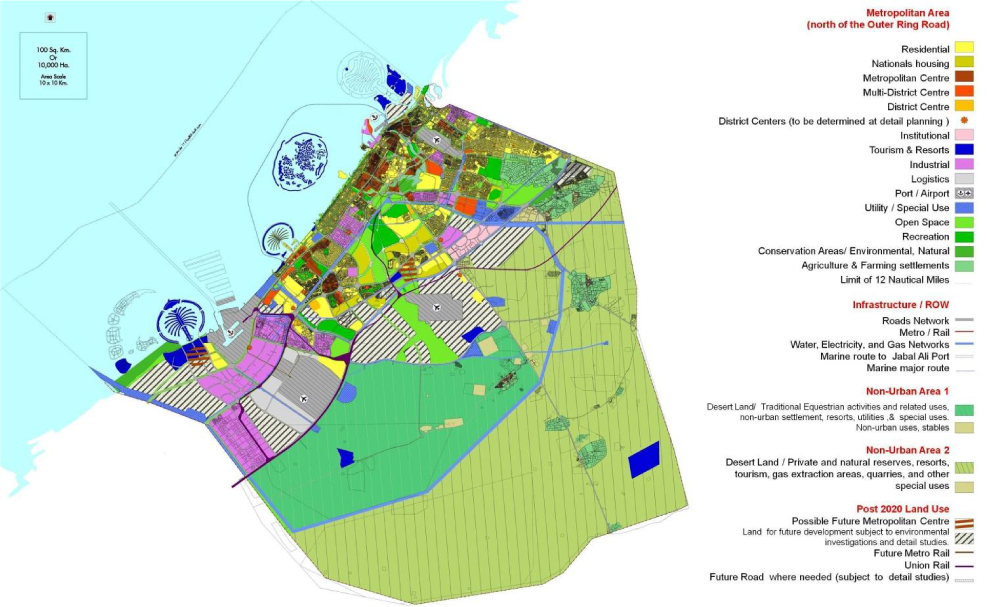 dubai masterplan, dubailand, horses dubai