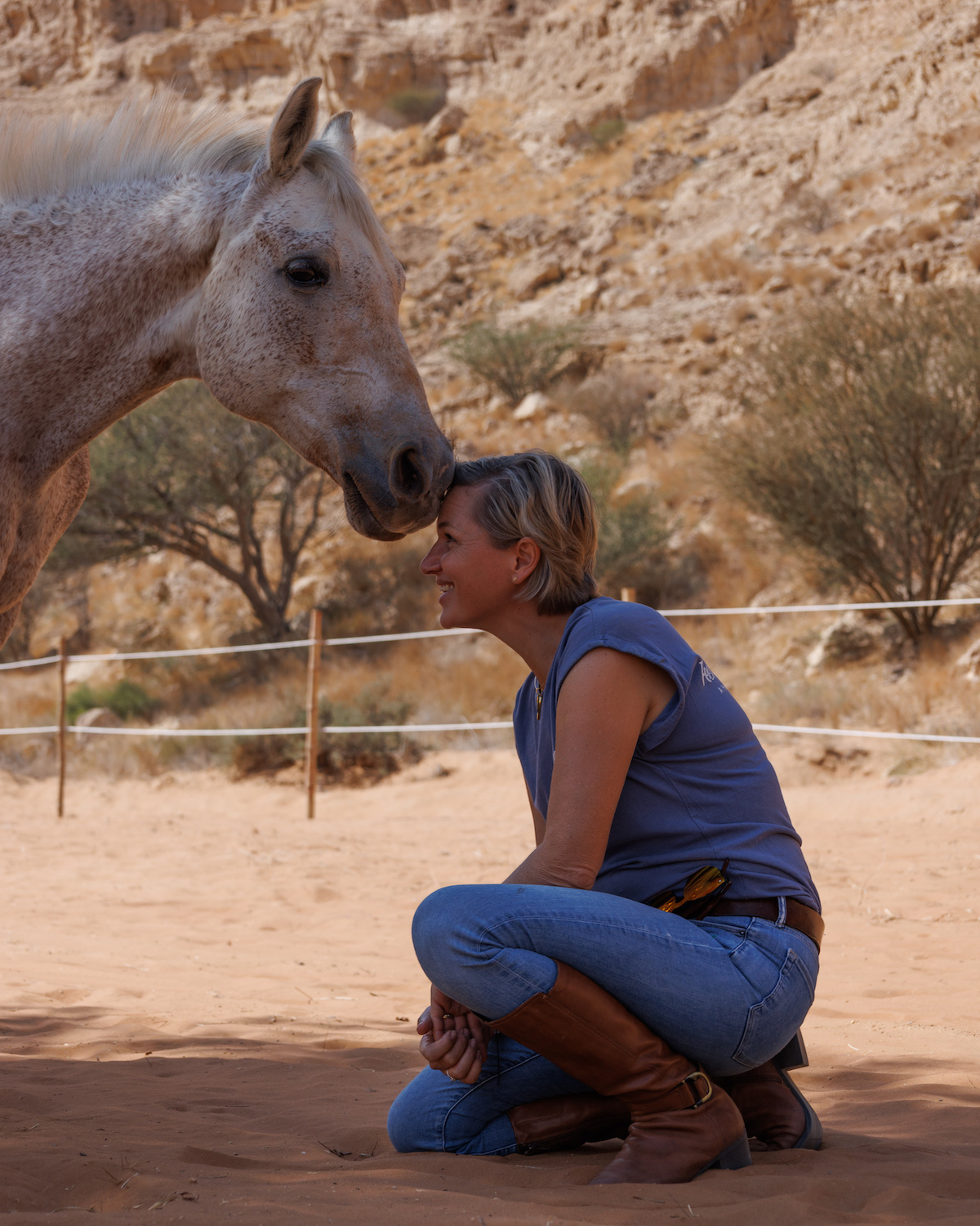 monica kubik desert retreat horses uae